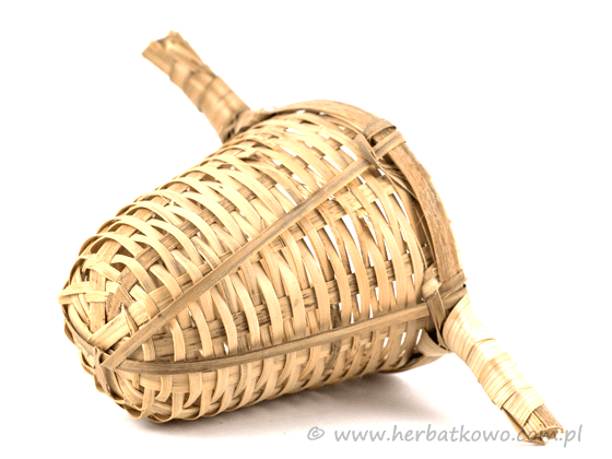 Zaparzacz bambusowy do herbaty z 2 uchwytami – 6 cm