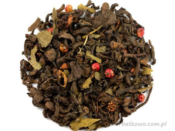 Herbata Pu Erh Ginkgo z Pieprzem