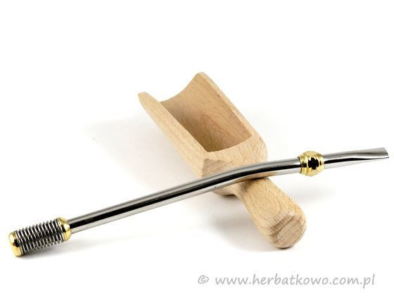 Bombilla nierdzewna nr 20 – potrójny filtr 18 cm