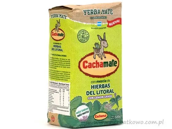 Yerba Mate Cachamate Hierbas del Litoral 0,5 kg